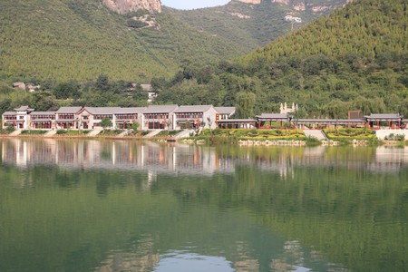 Landscape view of an ancient villageのeditorial素材