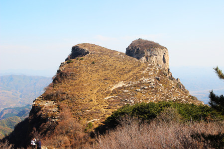 Mountain crest of waves, layer upon layerの写真素材