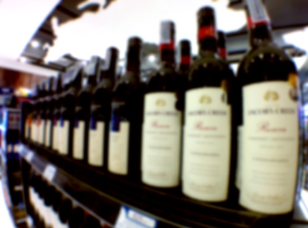 Supermarket store blur backgroundの写真素材