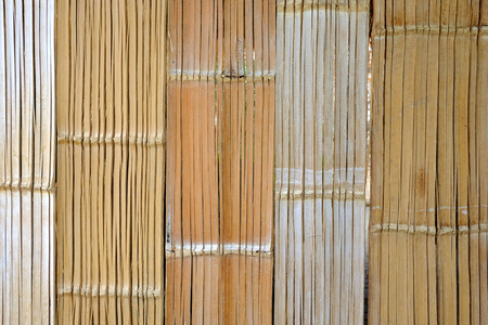 Bamboo wall structure background texture.の写真素材