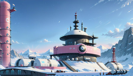 "Arctic observation base"の素材