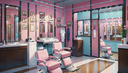 "Pink beauty salon"の素材