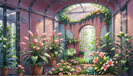 "A greenhouse without people"の素材