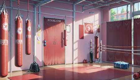 "Red Boxing Gym"の素材