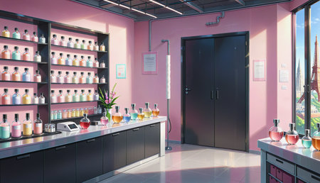 "Pink Perfume Storage Room"の素材