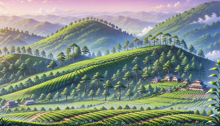 "Afforestation area"の素材