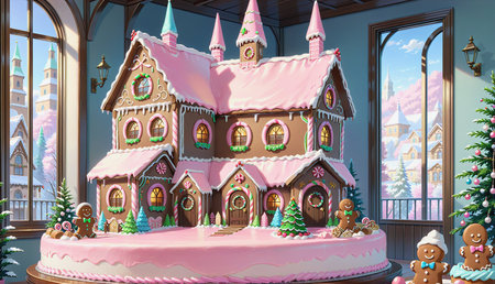 "Christmas candy house"の素材
