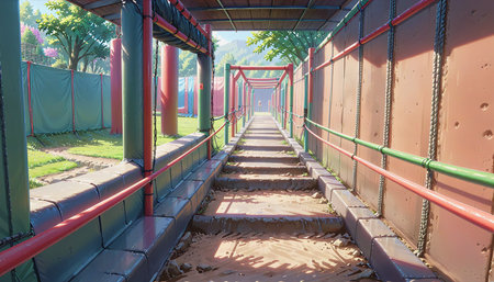 "Corridor under construction"の素材