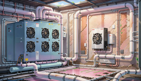 "Space of industrial machinery"の素材