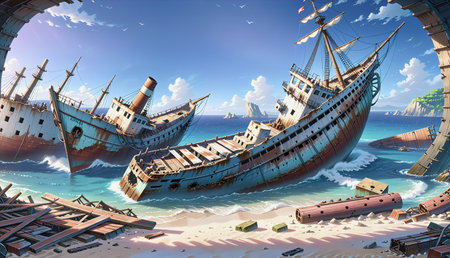 "Ship Graveyard"の素材