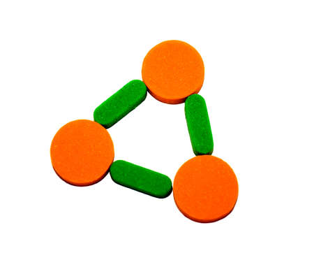 Figures on a white background isolated