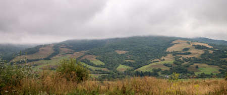 Mountain View. Early autumn. Ukraine.の写真素材