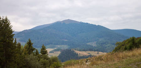 Mountain View. Early autumn. Ukraine.
