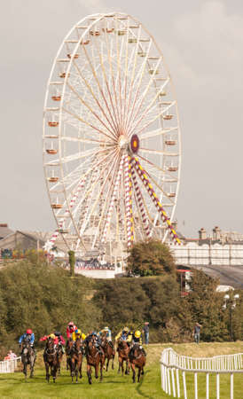 horse racing festival in Listowel, Irelandのeditorial素材