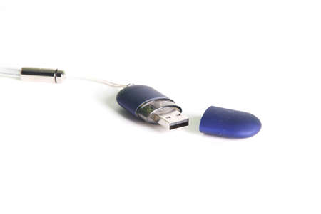 usb-key on a white backgroundの写真素材