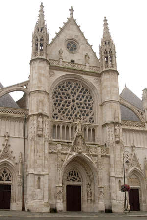 a church in duinkerque in Franceの写真素材