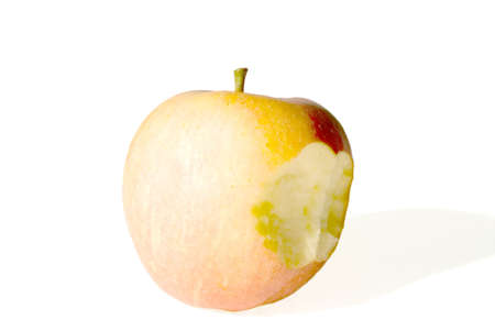 an isolated healthy and tasteful appleの写真素材