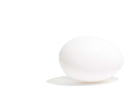 a isolated white eggの写真素材