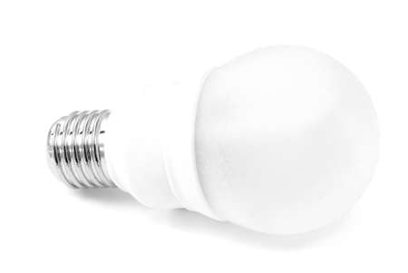 light bulb, isolated on whiteの写真素材