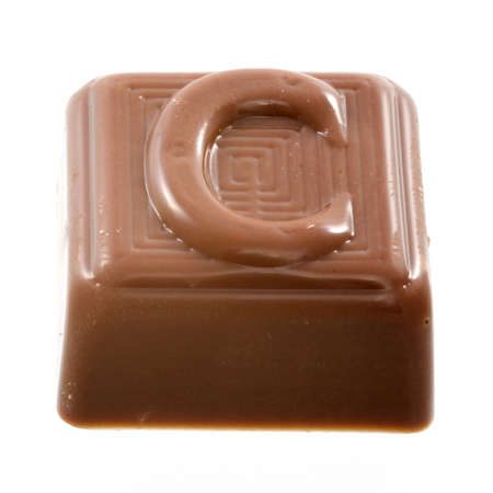 The chocolate letter Cの写真素材