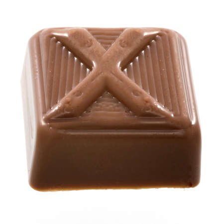 The chocolate letter Xの写真素材