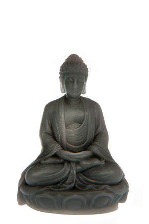 a gray buda made of soapの写真素材