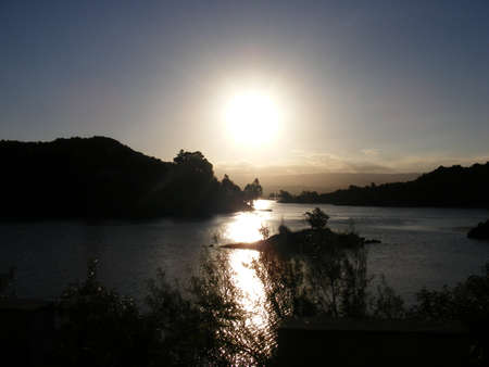 Lago San Roque, Cordoba Argentinaの写真素材