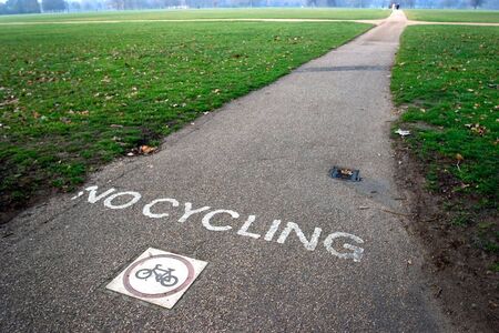 no cyclingの写真素材