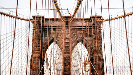 Wire bridgeの写真素材