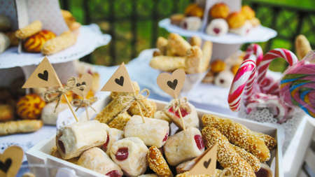 A table full of goodiesの写真素材