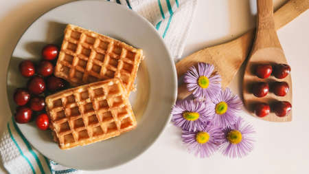 Sweet breakfastの写真素材