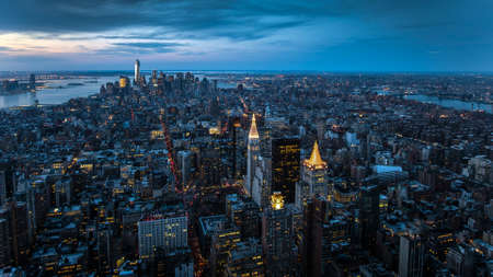 Manhattan Empire State buildingの写真素材