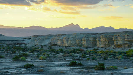 Arid sunsetの写真素材
