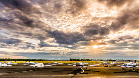 Small airfieldの写真素材