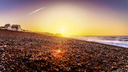 Little rocks beach perspectiveの写真素材