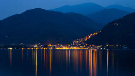 Village lightsの写真素材