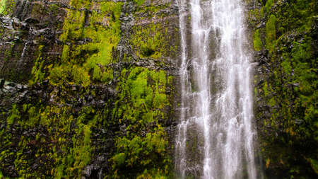 Waterfall wallの写真素材