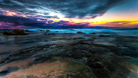Blue seascapeの写真素材