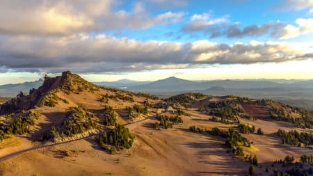 Beautiful sandy hills landscapeの写真素材