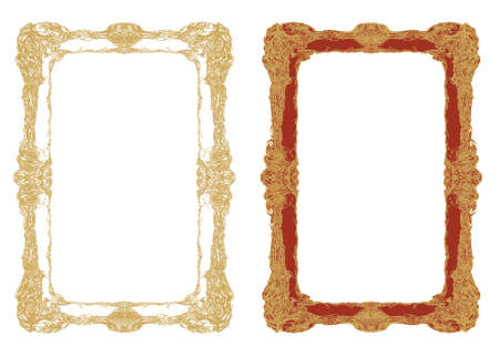 Vintage framesのイラスト素材