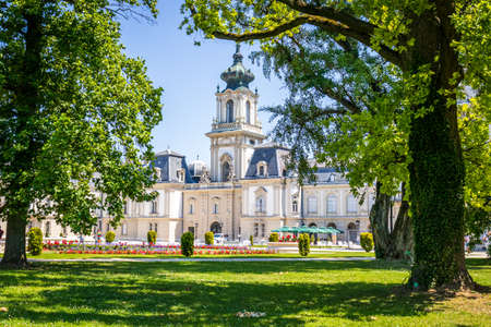 Festetics Palace, Helikon Castle Museum in Keszthely, Hungaryのeditorial素材