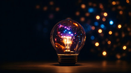 Lamp with the Universe Inside.の素材
