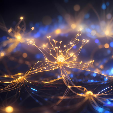 Abstract neural network art.の素材