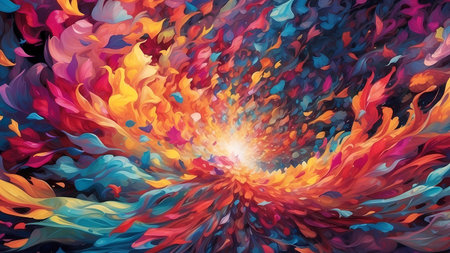Abstract colorful background.の素材