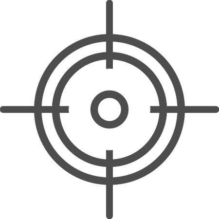 Target in gray color. Vector illustration of a target in gray color. Transparent target.のイラスト素材