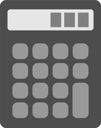 Calculator icon. Calculator button. Simple calculator.のイラスト素材