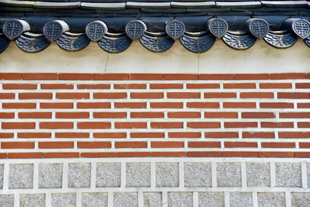 stone wall patternの写真素材