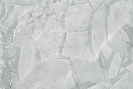 close up of ice surface