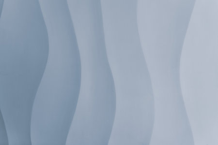 abstract blue background with smooth lines and shadows, monochromeの写真素材
