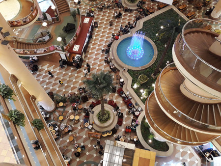 May, 2, 2019, Cairo, Egypt. City Stars Heliopolis shopping mall, is the largest mall in Cairo, with a dimension of 750,000 sqm and ove 750 luxurious stores.のeditorial素材